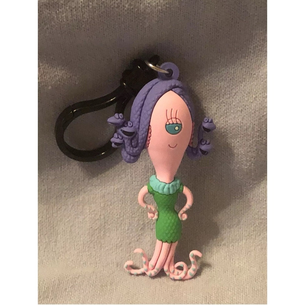 NEW 3D Figural Keyring Disney Series 36 Monsters at Work - Celia Moe Toy Only